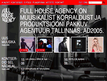 Tablet Screenshot of fullhouseagency.com